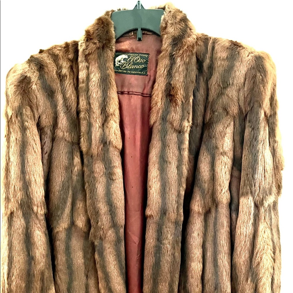 Synthetic fur coat, brand new no tag